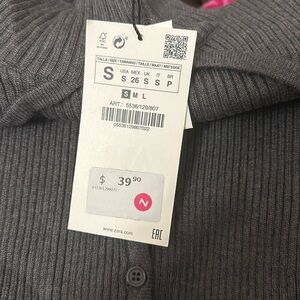 Zara knit sweater with cut out